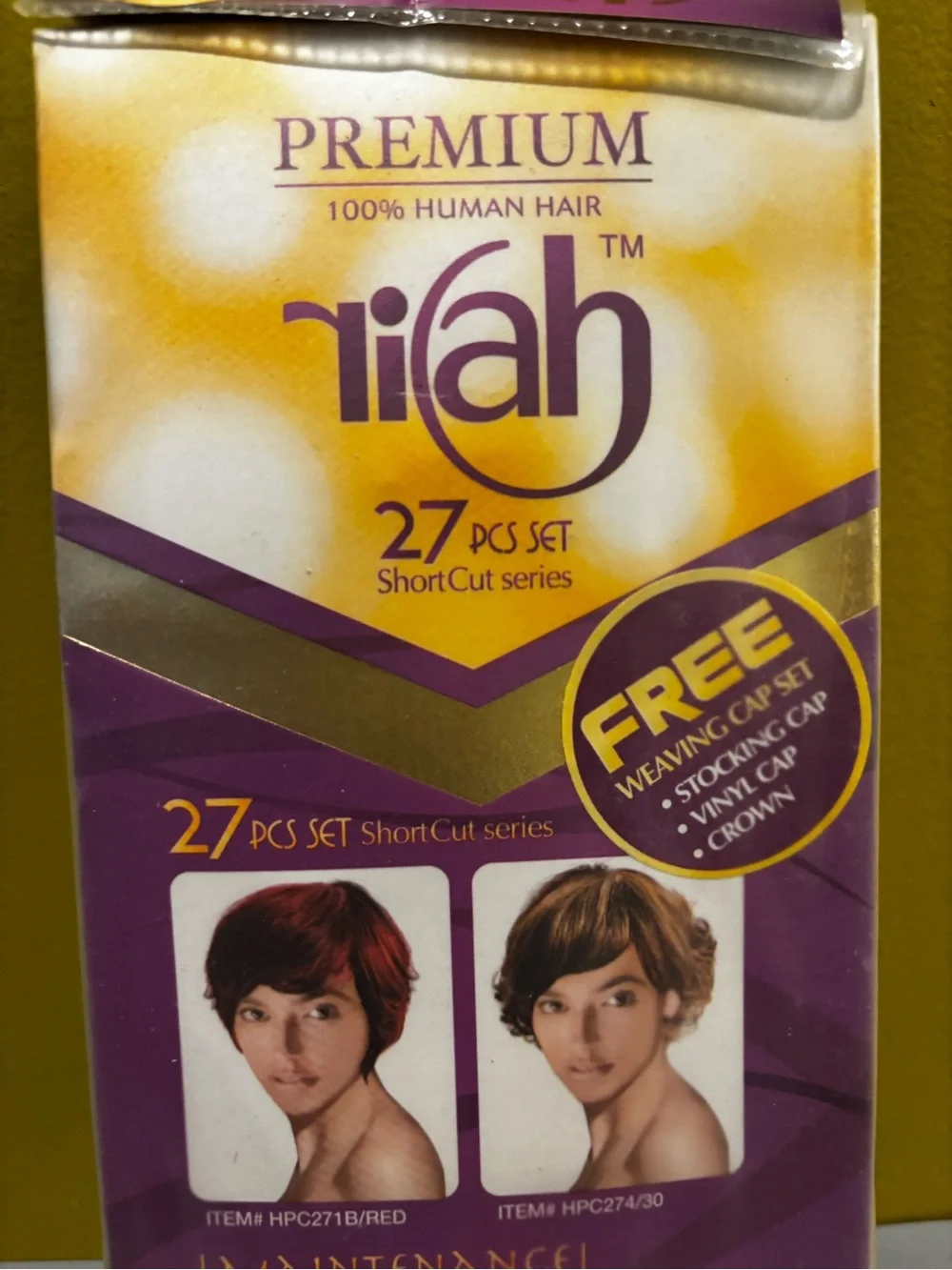 Premium 100% Human Hair Weaving - Color 27 (Light Auburn)